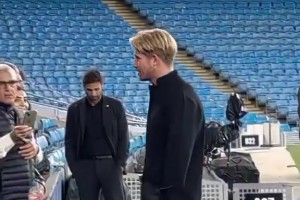 當你看到德布勞內(nèi)的肢體語言，就知道他想在這里退役