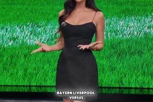 歐冠女主持再度歸來！不得不說這身材和顏值是真符合亞洲審美