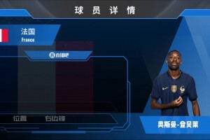 球員集錦：新科金球獎得主 左右腳均衡的攻擊手登貝萊