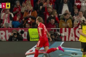 大英帝星德比建功！凱恩頭球攻破多特城門！基米希角球送助攻！