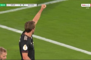 拜仁3-1擴(kuò)大比分！基米希角球開出！凱恩頭球破門雙響！