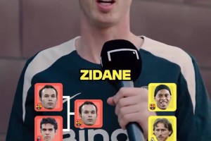 帕爾默的傳奇中場核心選擇！小白大于齊達內(nèi)，小羅大于小白！