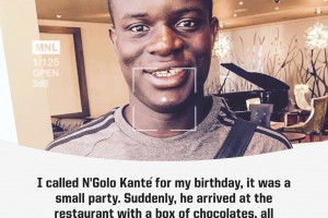 因禮物給隊友道歉！坎特：以前從未被邀請參加生日派對