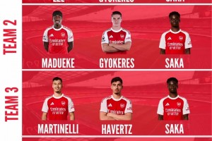 牌太多了！阿森納媒體發(fā)問：如果傷員都回來，你的首發(fā)鋒線組合？