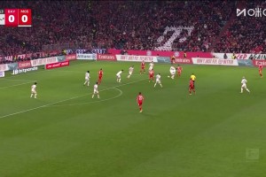 拜仁先下一城！格納布里橫傳助攻！卡爾門前推射輕松破門！